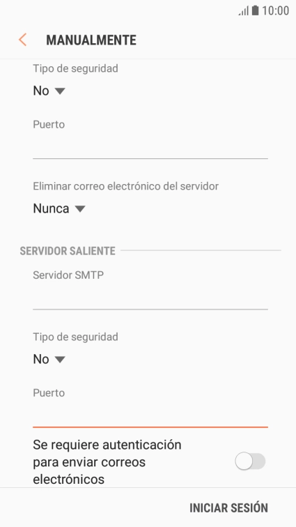 Pulsa el indicador junto a 