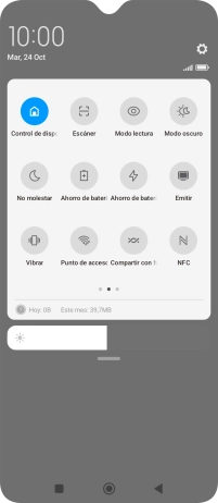 Pulsa Ahorro de batería para activar la función.