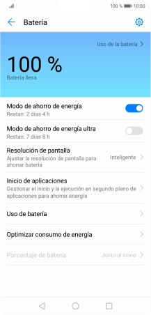 Pulsa la tecla de inicio para terminar y regresar a la pantalla de inicio.