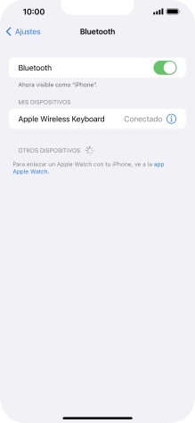 Desliza el dedo hacia arriba desde la parte inferior de la pantalla para terminar y volver a la pantalla de inicio.