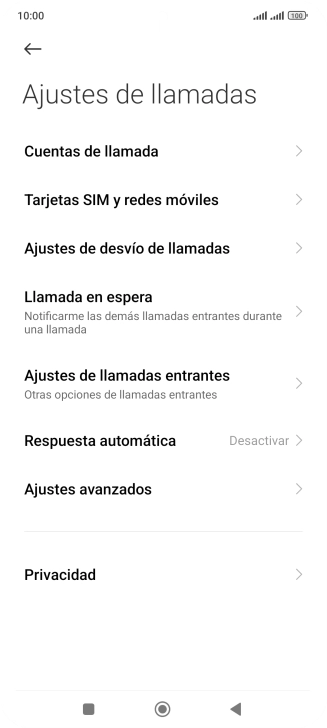 Pulsa Ajustes avanzados.