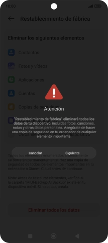 Pulsa Siguiente.