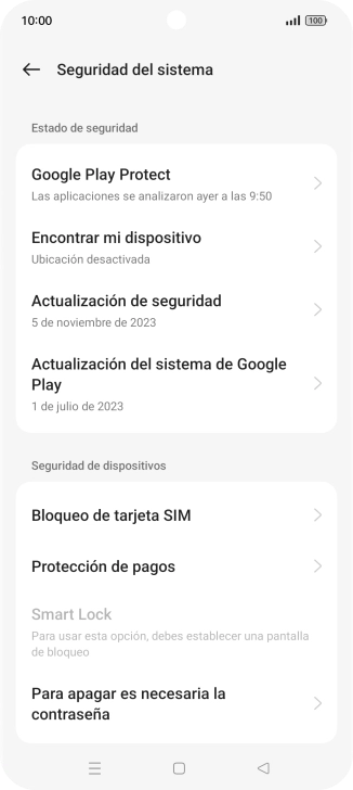 Pulsa Bloqueo de tarjeta SIM.