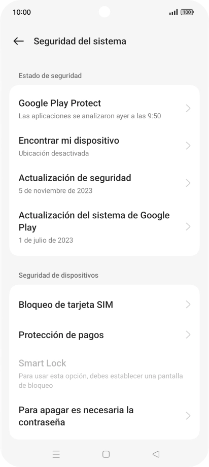 Pulsa Bloqueo de tarjeta SIM.