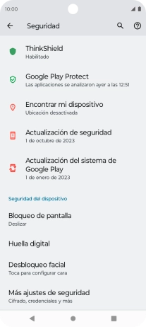 Pulsa Más ajustes de seguridad.