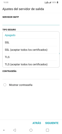 Pulsa Apagado para desactivar la función.