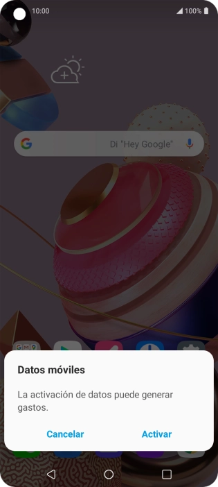 Si activas la función, pulsa Activar.