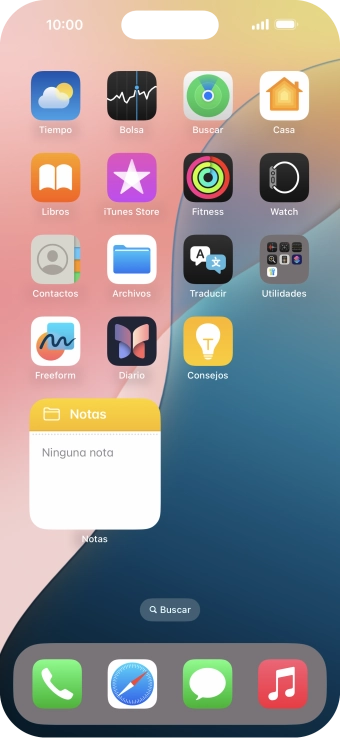 Si utilizas un grupo de widgets: Desliza el dedo hacia arriba o hacia abajo sobre el grupo para seleccionar el widget deseado.