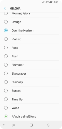 Pulsa Añadir del teléfono y desplázate a la carpeta deseada.
