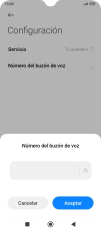 Introduce 22177 y pulsa Aceptar.