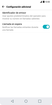 Pulsa el indicador junto a 
