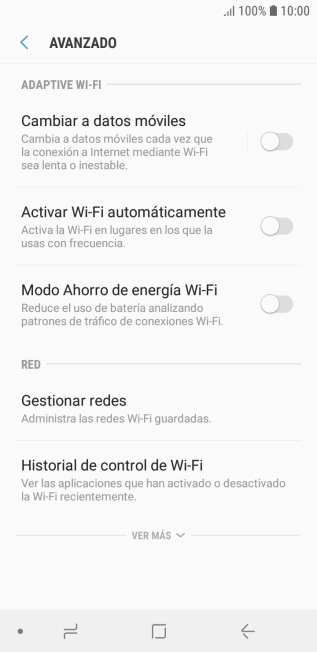 Pulsa el indicador junto a 