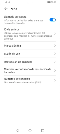 Pulsa Buzón de voz.