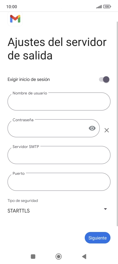 Pulsa el indicador junto a 