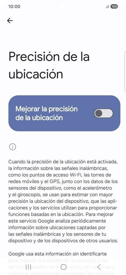 Si pulsas el indicador junto a 