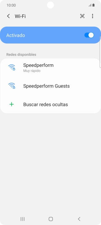 Pulsa el icono de menú.
