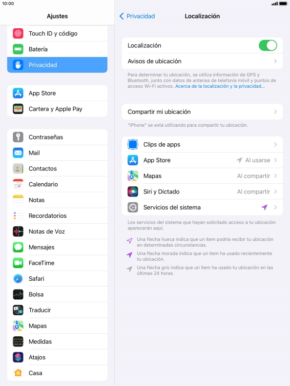 Pulsa la aplicación deseada.