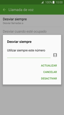 Pulsa DESACTIVAR.