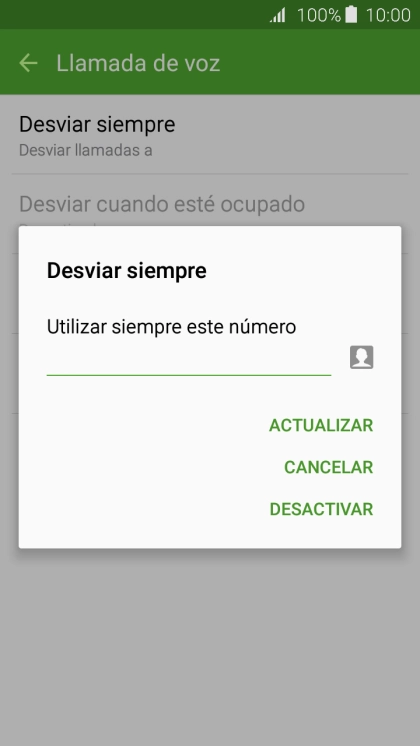Pulsa DESACTIVAR.