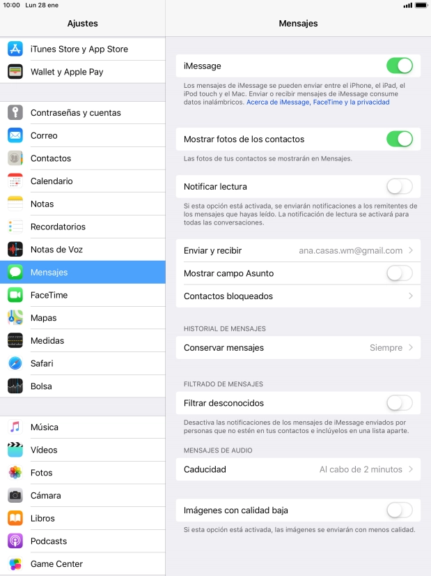 Pulsa la tecla de inicio para terminar y regresar a la pantalla de inicio.
