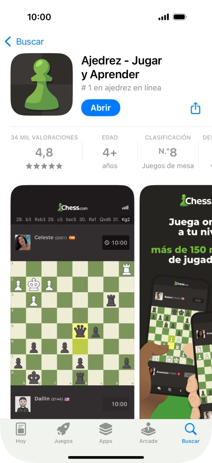 Desliza el dedo hacia arriba desde la parte inferior de la pantalla para terminar y volver a la pantalla de inicio.