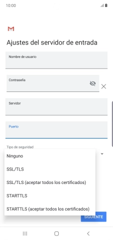 Pulsa Ninguno.