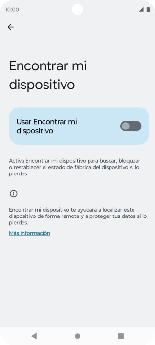 Pulsa el indicador junto a 