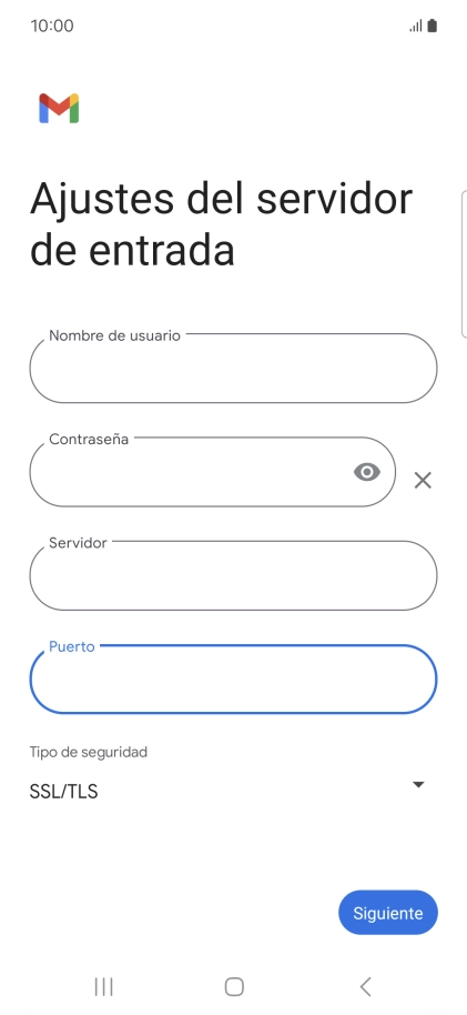 Pulsa Siguiente.
