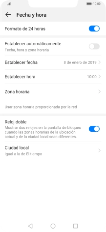 Pulsa el indicador junto a 