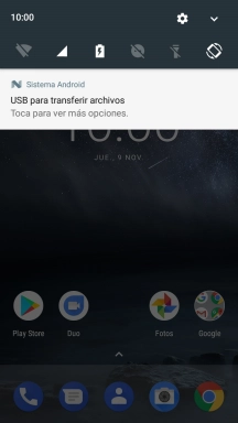 Pulsa el icono de conexiones.