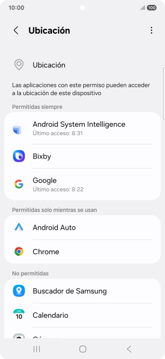 Pulsa la app deseada.