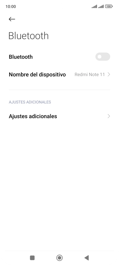 Pulsa el indicador junto a 