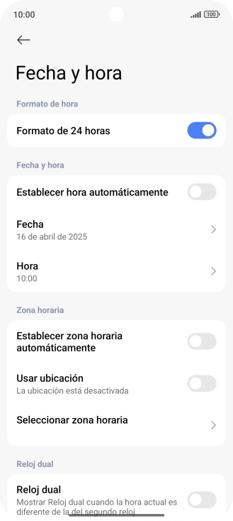 Pulsa el indicador junto a 