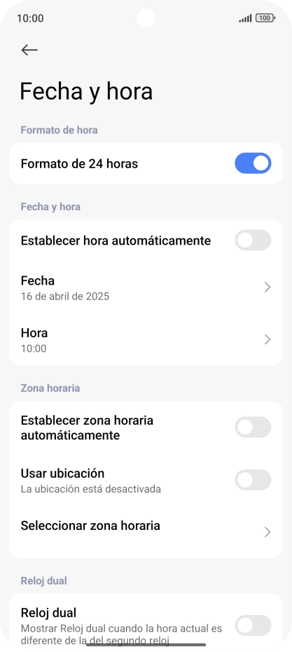 Pulsa el indicador junto a 
