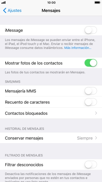 Pulsa el indicador junto a 