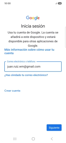 Pulsa Siguiente.