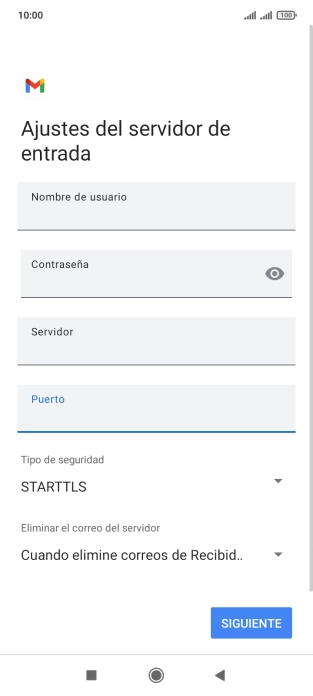 Pulsa la lista desplegable bajo 