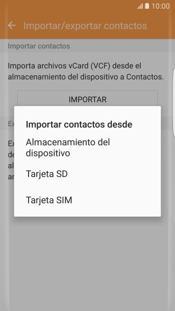 Pulsa Tarjeta SIM.