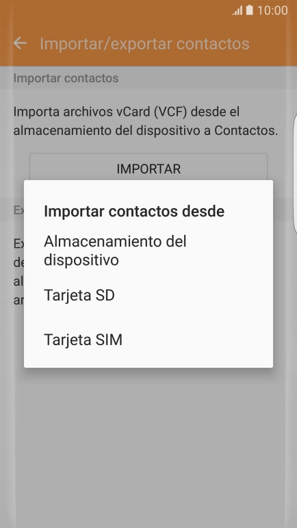Pulsa Tarjeta SIM.