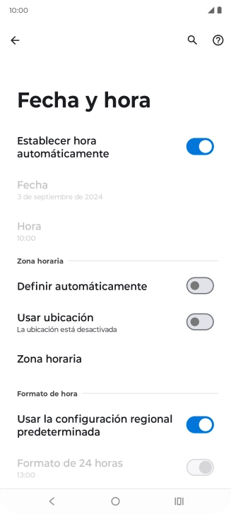 Pulsa el indicador junto a 