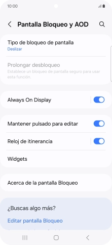 Pulsa Tipo de bloqueo de pantalla.