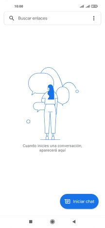 Pulsa Iniciar chat.
