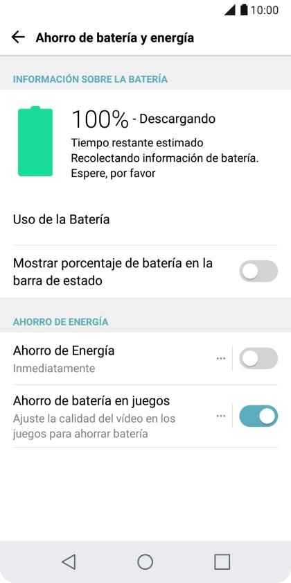 Pulsa el indicador junto a 