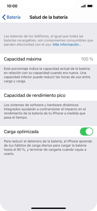 Pulsa el indicador junto a 