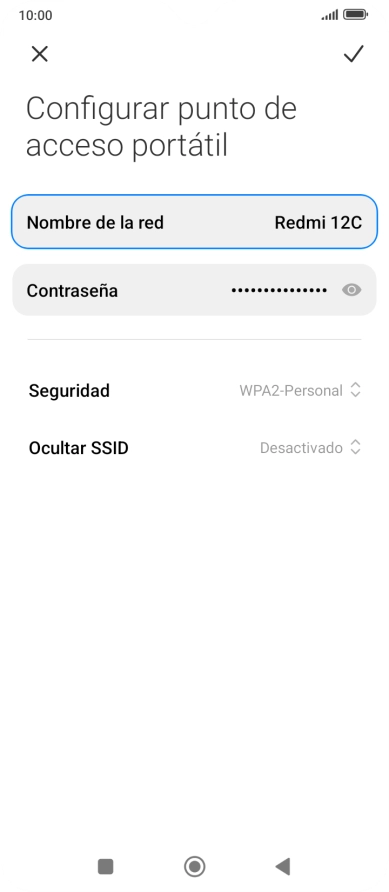 Pulsa Seguridad.