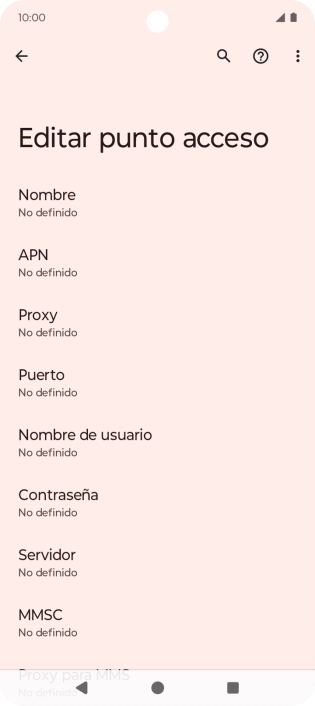 Pulsa Nombre.
