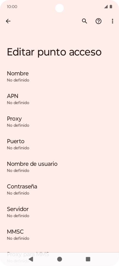 Pulsa Nombre.