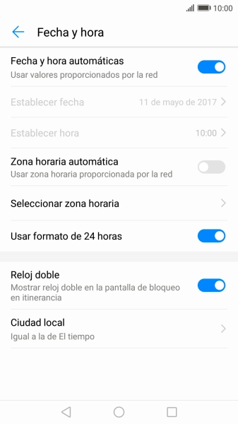 Pulsa el indicador junto a 