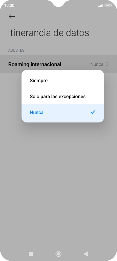 Pulsa el ajuste deseado para activar o desactivar la función.