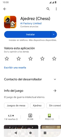 Pulsa la tecla de inicio para terminar y regresar a la pantalla de inicio.